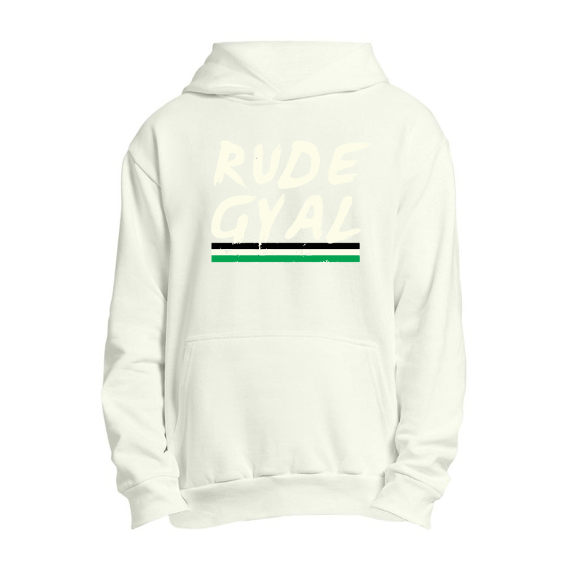 Rude Gyal Jamaican Jamaica Love Pride Girl Girl Urban Pullover Hoodie | Artistshot