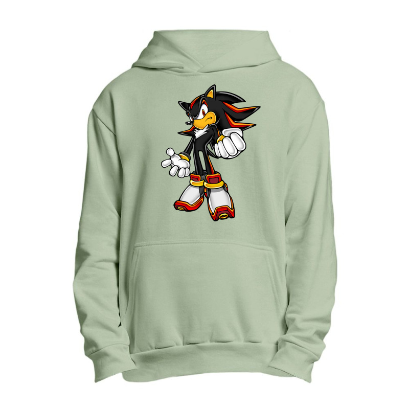 Classic Black Hedgehog Urban Pullover Hoodie | Artistshot