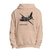 Wellington British Ww2 Bomber Plane Art Urban Pullover Hoodie | Artistshot