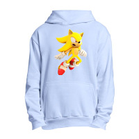 Yellow Hedgehog Jumps Aside Urban Pullover Hoodie | Artistshot