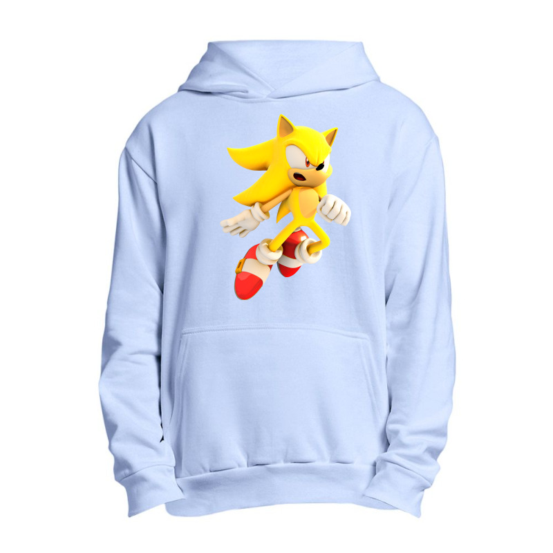 Yellow Hedgehog Jumps Aside Urban Pullover Hoodie by WilliamTMcCray | Artistshot