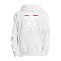 Gift For F Ckin' Genius Bank Branch Manager Urban Pullover Hoodie | Artistshot