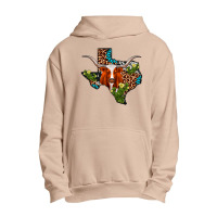 Longhorn Texas Map Urban Pullover Hoodie | Artistshot