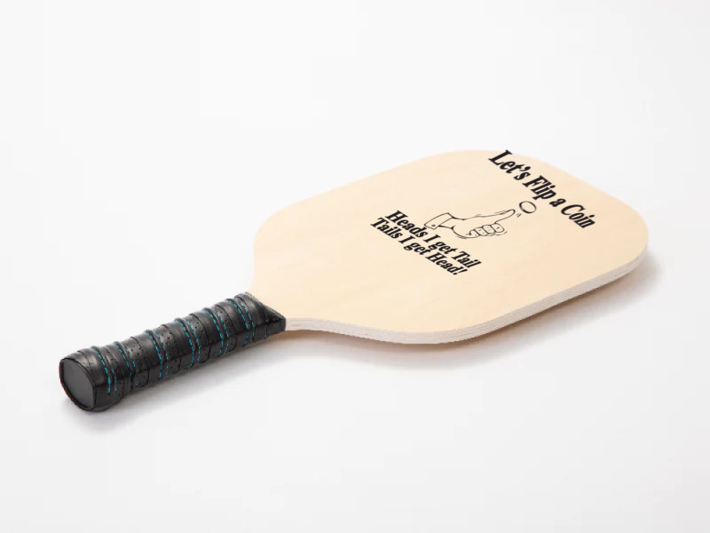 Lets Flip A Coin Funny Pickleball Paddle | Artistshot