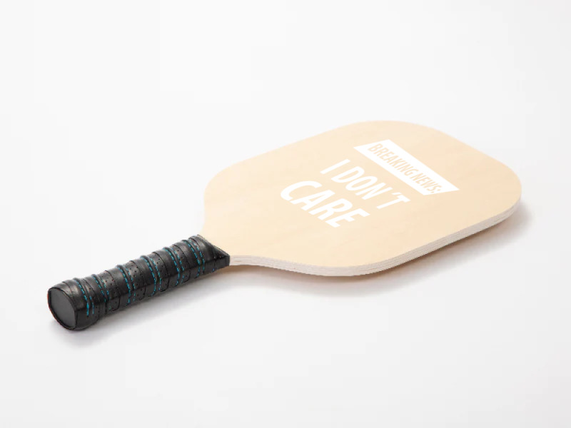 Breaking News I Dont Care | Funny Sayings Pickleball Paddle | Artistshot