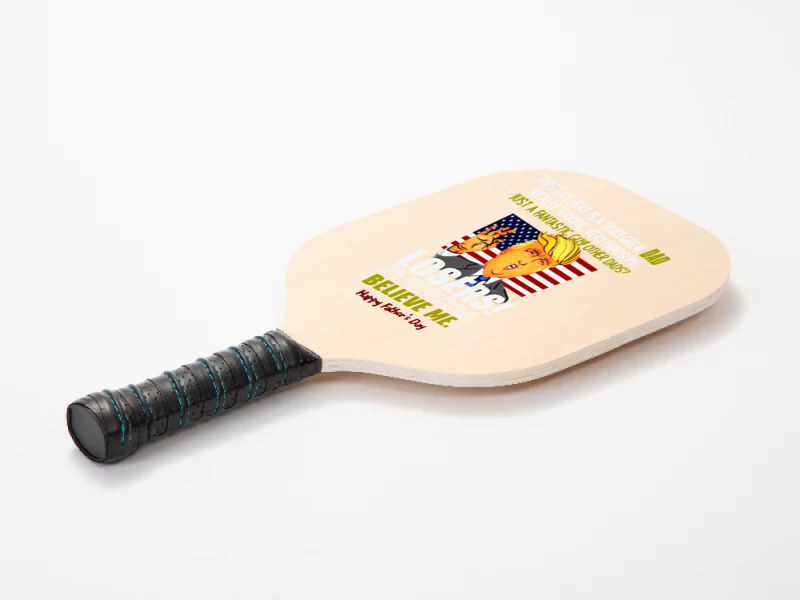 Great Dad Really Terrific Very Handsome Pickleball Paddle | Artistshot