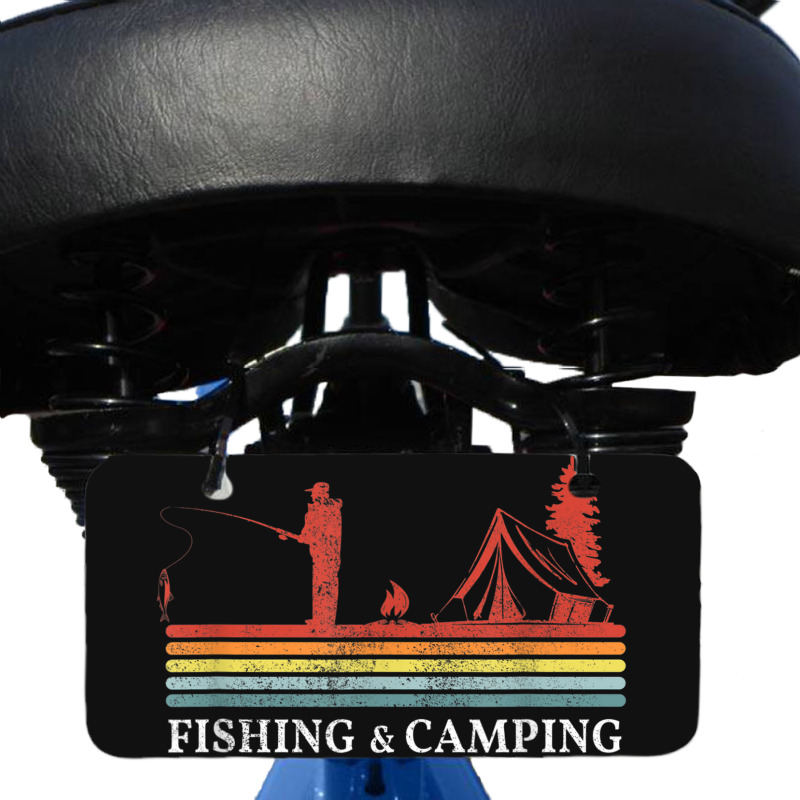 Fisherman Gear Campfire Fish Camping And Fishing Bicycle License Plate | Artistshot