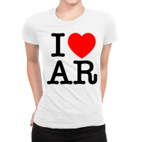 I Heart Ar (argentina) Ladies Fitted T-shirt | Artistshot