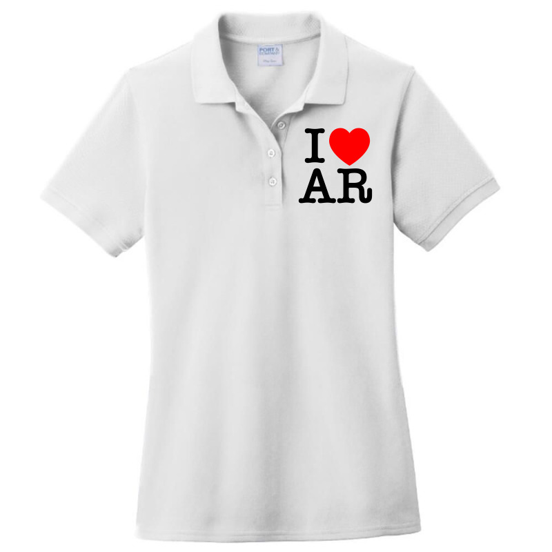 I Heart Ar (argentina) Ladies Polo Shirt by syuharni | Artistshot