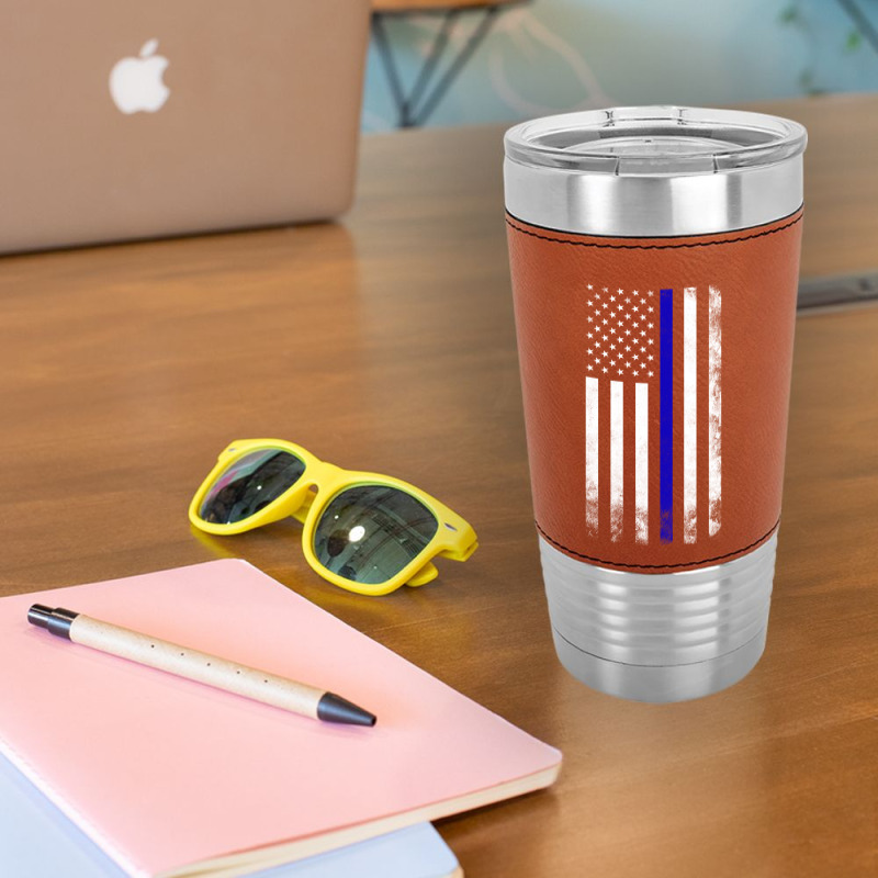 Vintage American Flag Leatherette Tumbler | Artistshot