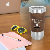 Baseball Dad T-shirt Leatherette Tumbler | Artistshot