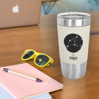 Minimal Virgo Zodiac Sign Leatherette Tumbler | Artistshot