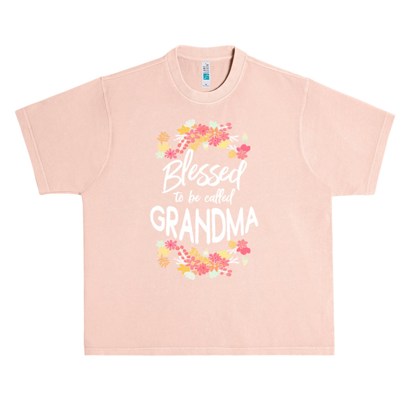 Blessed To Be Called Grandma T  Shirt Blessed To Be Called Grandma Flo Urban Heavy T-shirt | Artistshot