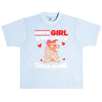 Just A Girl Who Loves Dogs T  Shirt Vintage Just A Girl Who Love Cocke Urban Heavy T-shirt | Artistshot