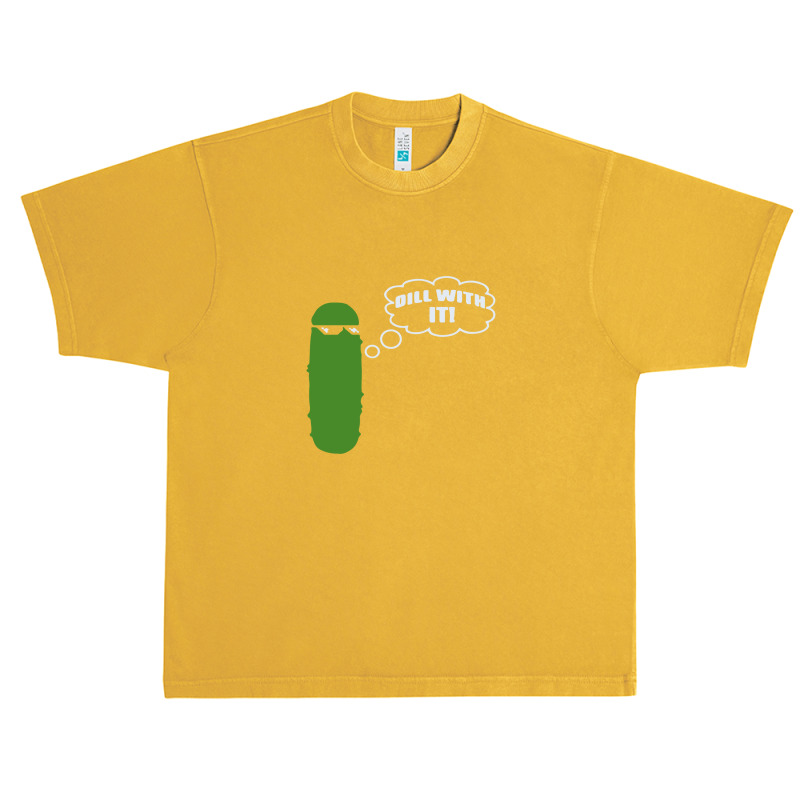 Dill With It Pickle Urban Heavy T-shirt by afroiani | Artistshot