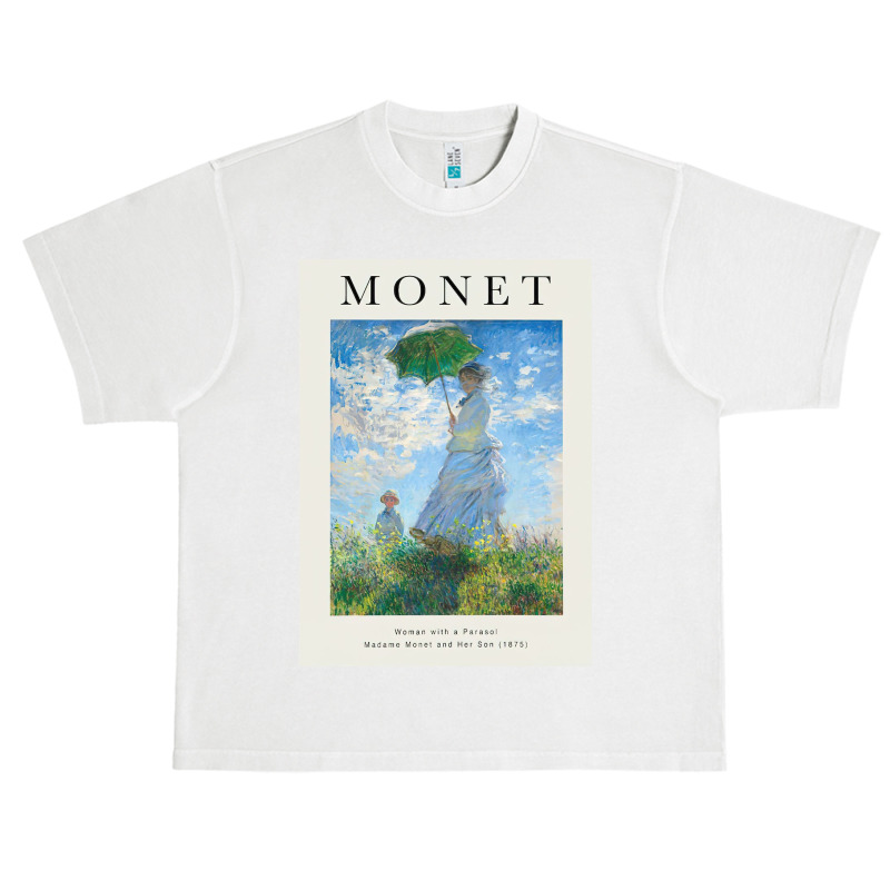 Claude Monet Woman With A Parasol Urban Heavy T-shirt by davenportkermit4 | Artistshot