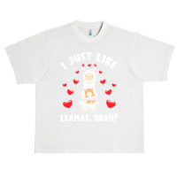 Llama Gift T  Shirt Llama Stuffed Animal Kawaii Lama Camel Alpaca Llam Urban Heavy T-shirt | Artistshot