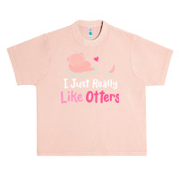 Otters T  Shirt Otters Otter Kawaii Urban Heavy T-shirt | Artistshot