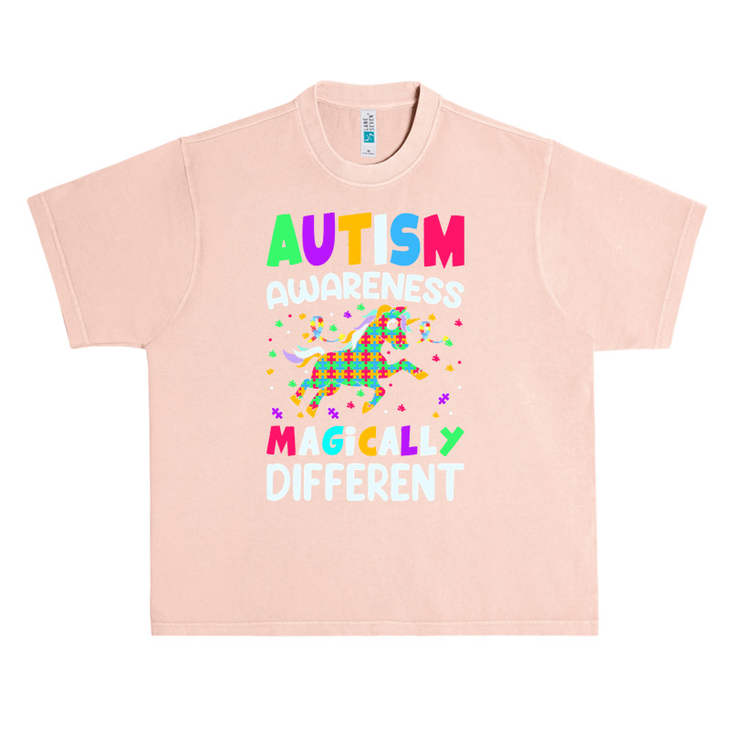 Autism Awareness T  Shirt Autism Awareness Magically Different T  Shir Urban Heavy T-shirt by vmcdermott132 | Artistshot