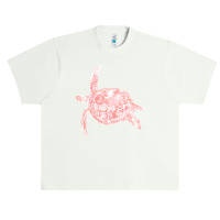 Sea Turtle Watercolor Xmas Urban Heavy T-shirt | Artistshot