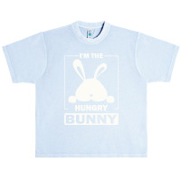 Im The Hungry Bunny T  Shirt I'm The Hungry Bunny Funny Matching Famil Urban Heavy T-shirt | Artistshot