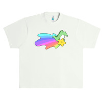 Rainbow Shooting Star Alligator Urban Heavy T-shirt | Artistshot