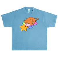 Rainbow Shooting Star Highland Cow Urban Heavy T-shirt | Artistshot