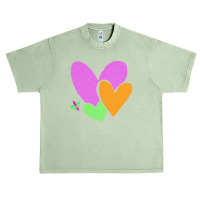 Mardi Gras Heart T  Shirt Mardi Gras Heart Leopard Print Fleur De Lis Urban Heavy T-shirt | Artistshot