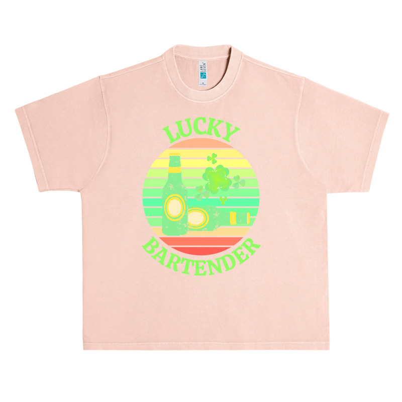 One Lucky Bartender T  Shirtone Lucky Bartender T  Shirt (4) Urban Heavy T-shirt | Artistshot