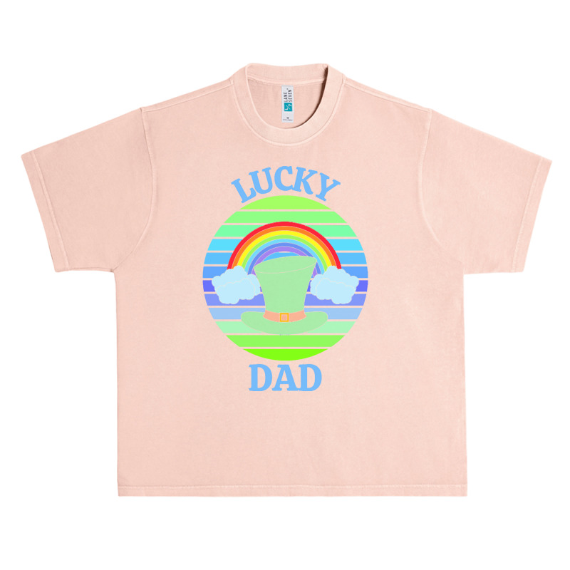 One Lucky Dad T  Shirtone Lucky Dad T  Shirt (5) Urban Heavy T-shirt | Artistshot