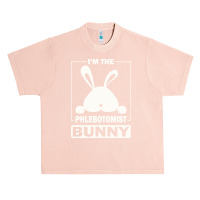 Phlebotomist Bunny T  Shirt I'm The Phlebotomist Bunny Funny Matching Urban Heavy T-shirt | Artistshot