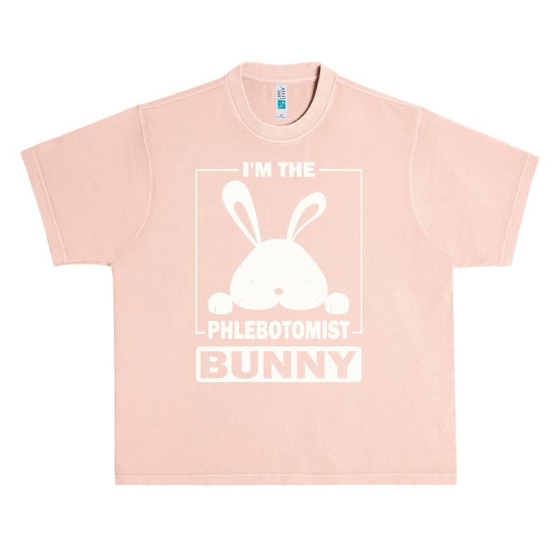 Phlebotomist Bunny T  Shirt I'm The Phlebotomist Bunny Funny Matching Urban Heavy T-shirt | Artistshot