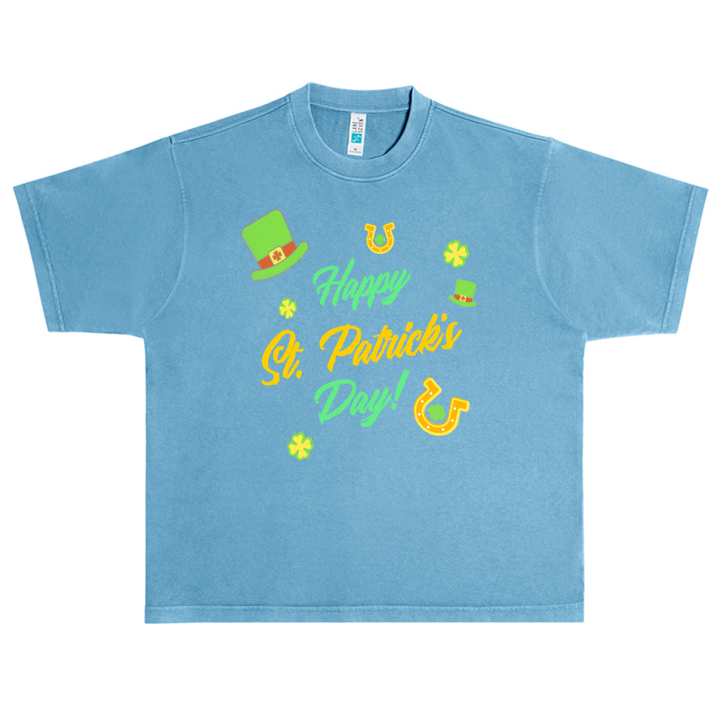 Saint Patricks Day T  Shirt Cute Leprechaun Shamrock Lucky Charm Happy Urban Heavy T-shirt | Artistshot