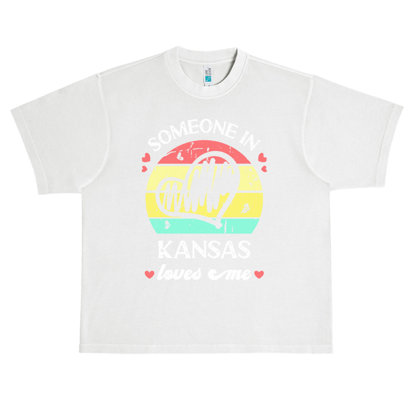 Someone In Kansas Loves Me T  Shirt Someone In Kansas Loves Me Funny F Urban Heavy T-shirt | Artistshot