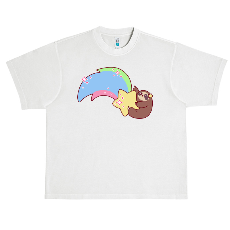 Shooting Star Sloth Urban Heavy T-shirt | Artistshot