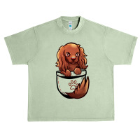 Pocket Cute Irish Setter Dog Urban Heavy T-shirt | Artistshot