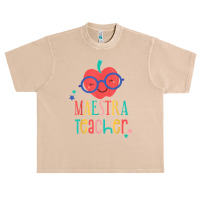 Cute Maestra Teacher T Shirt Urban Heavy T-shirt | Artistshot