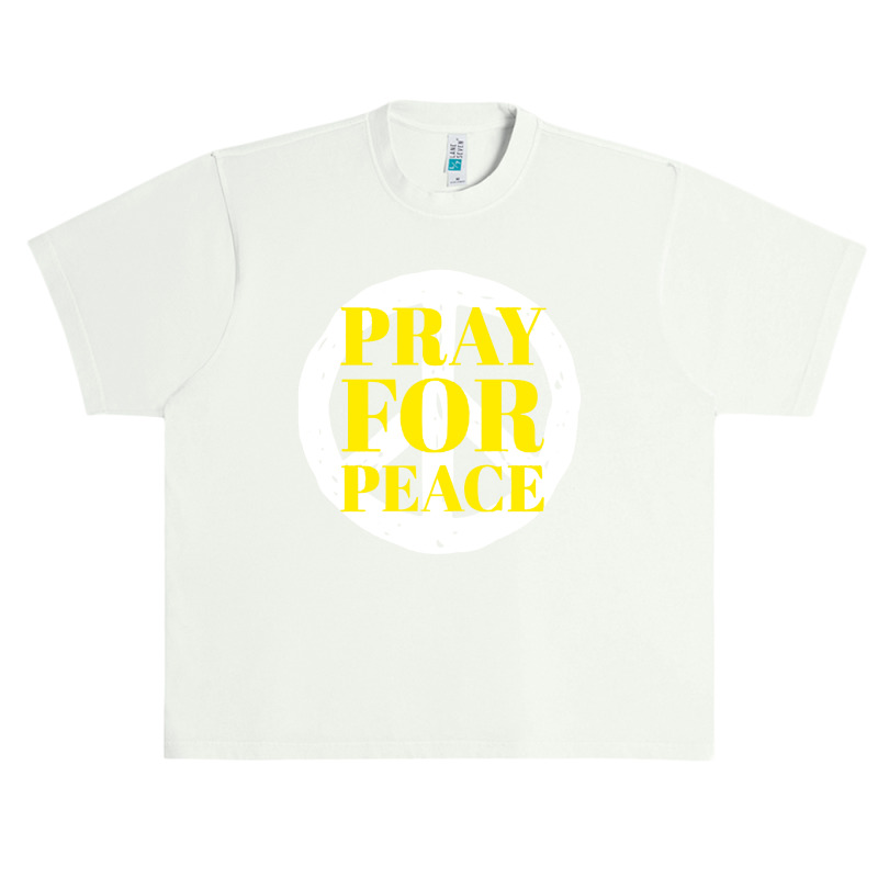 Pray For Peace Urban Heavy T-shirt | Artistshot