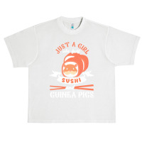 Guinea Pig T  Shirt Girl Who Loves Guinea Pigs Sushi Japan Rodent Fan Urban Heavy T-shirt | Artistshot