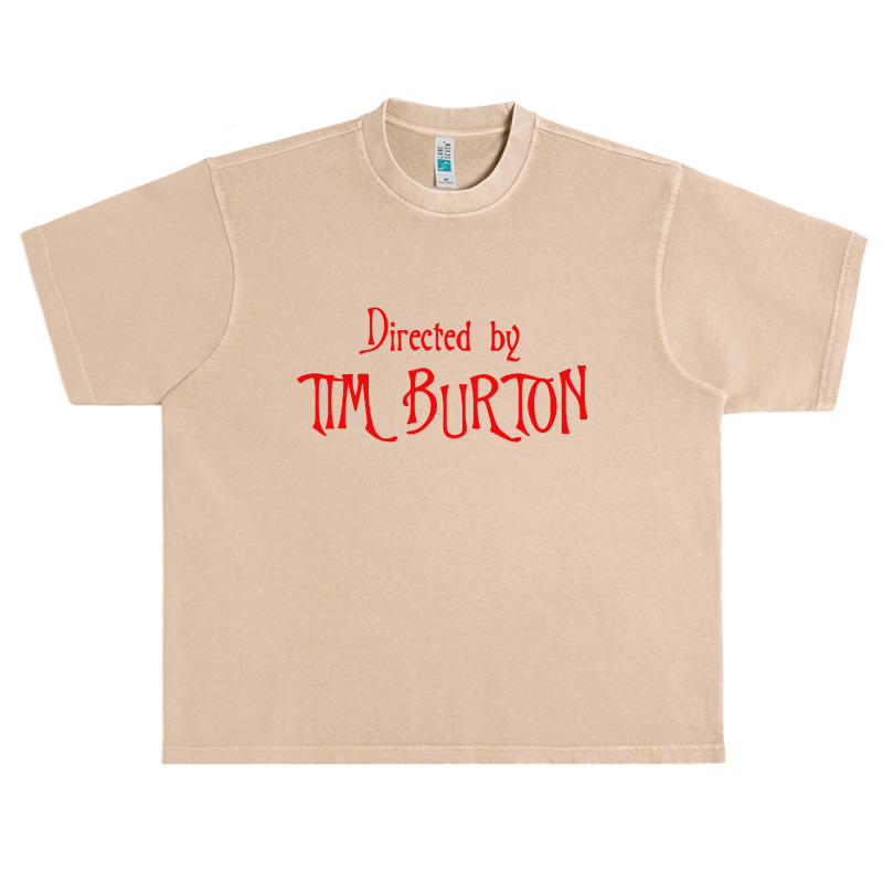 Directed By Tim Burton Urban Heavy T-shirt | Artistshot