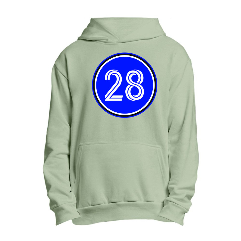 Number 28 Jersey, Sport 28 Urban Pullover Hoodie | Artistshot