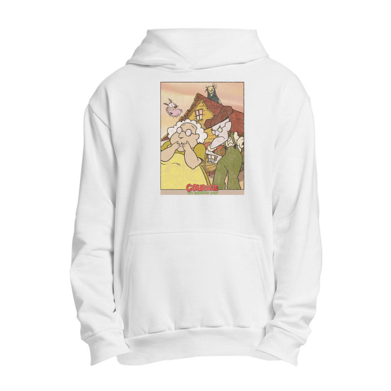 Courage, Gothic Courage,courage The Cowardly Dog Horror Comedy Cartoon Urban Pullover Hoodie | Artistshot