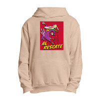 Cow And Chicken, Al Rescate, Urban Pullover Hoodie | Artistshot