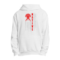 Native American Flag Retro Urban Pullover Hoodie | Artistshot