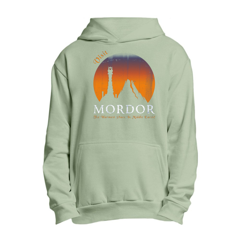 Visit Mordor,mordor Urban Pullover Hoodie by creepysatan | Artistshot