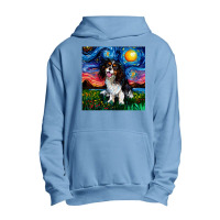 Tri Color Cavalier King Charles Spaniel Night,cavalier King Charles Sp Urban Pullover Hoodie | Artistshot