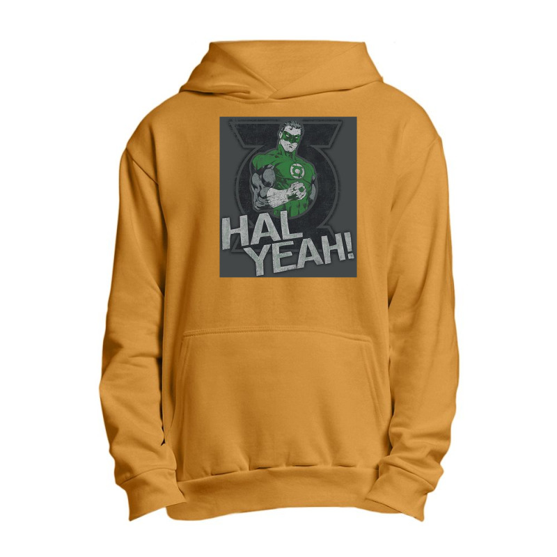 Green Lantern, Hal Yeah, Urban Pullover Hoodie | Artistshot