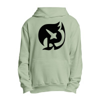 Raven Tail Symbol Urban Pullover Hoodie | Artistshot