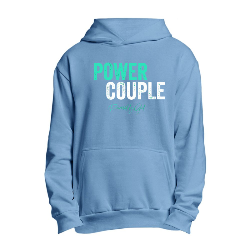 Power Couple Matching   Couple Matching Gifts Urban Pullover Hoodie | Artistshot