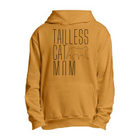 Tailless Cat Mom Bobtail Manx No Tail Cat Owner Lover T Shirt Urban Pullover Hoodie | Artistshot